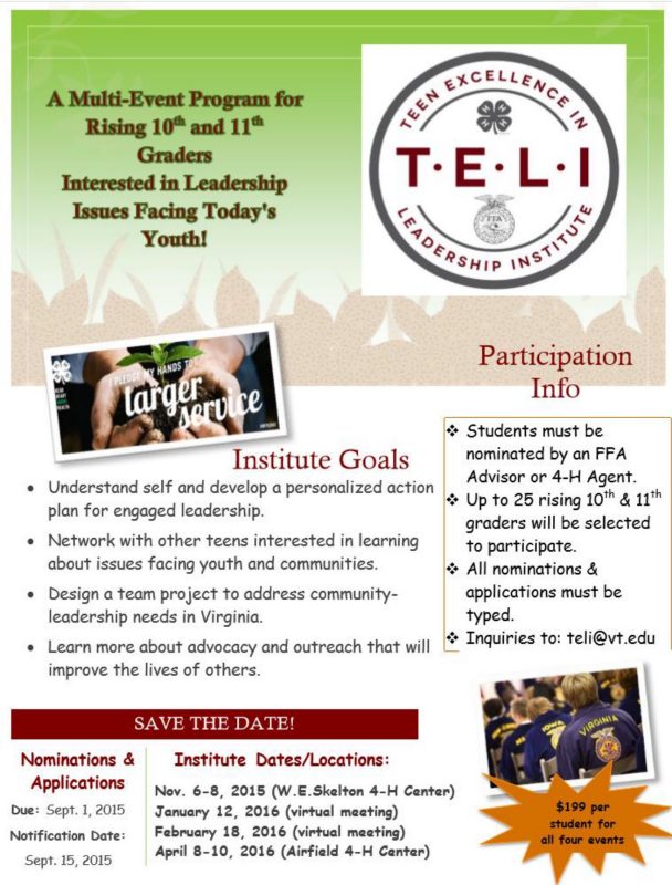 TELI Recruitment Flyer