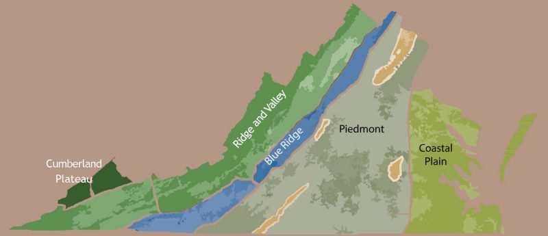 Map of virginia