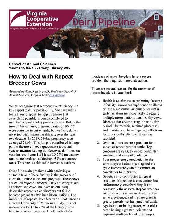 Front page image of the May 2022 Dairy Pipeline newsletter.