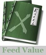 feed value excel